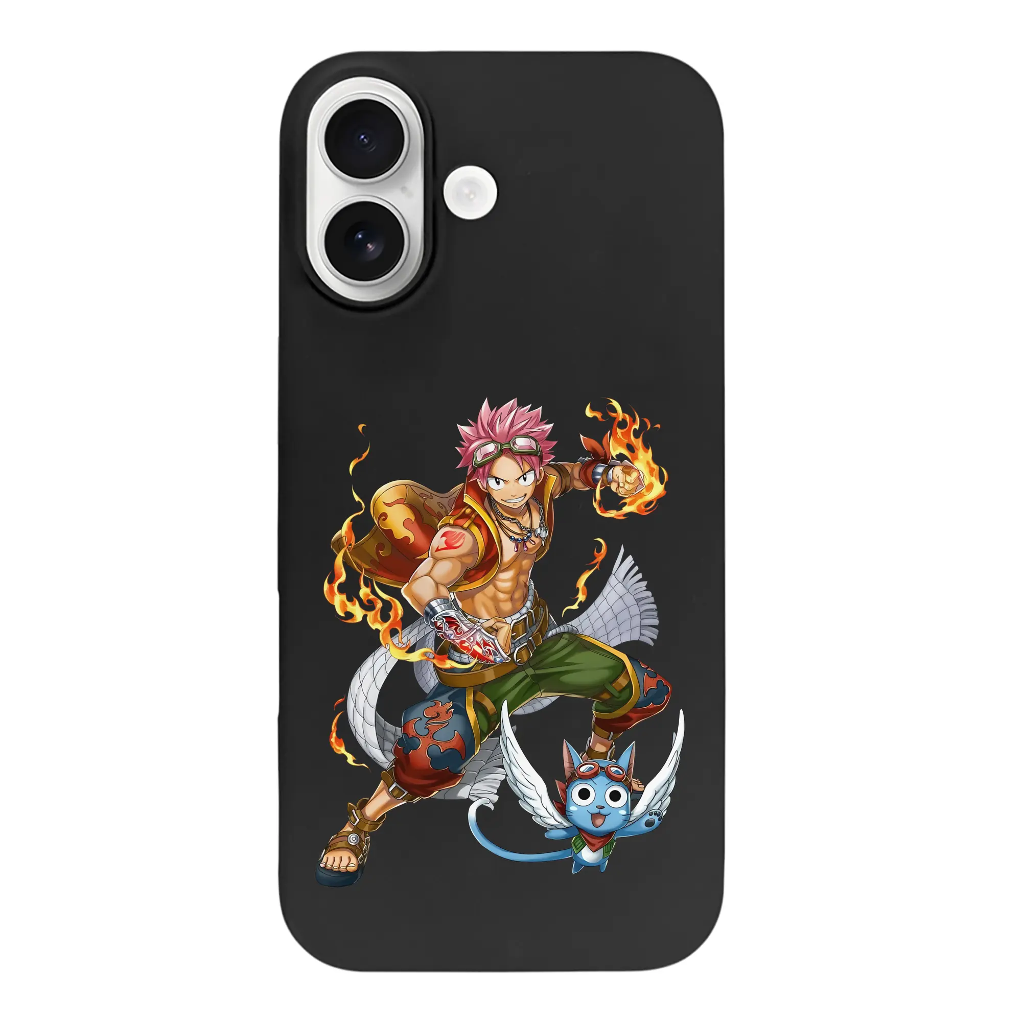 フェアリーテイル グッズ ナツ・ドラグニル - iPhone 17 シリーズ シリコンケース 薄型 耐衝撃 指紋防止 ソフトタッチカバー 精密フィット 傷防止 保護ケース iPhone 17/17 Air/17 Pro/17 Pro Max 対応